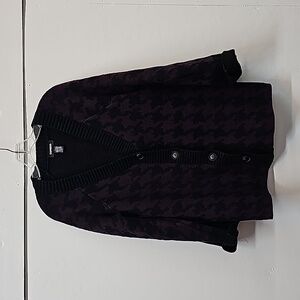 Express oversized houndstoorh sweater